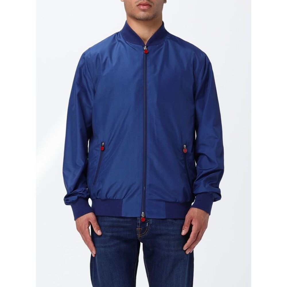 Kiton Jacket Men Blue